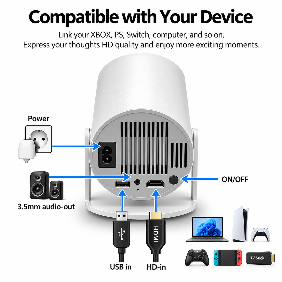 Stellyo - 4K Pivot Projector