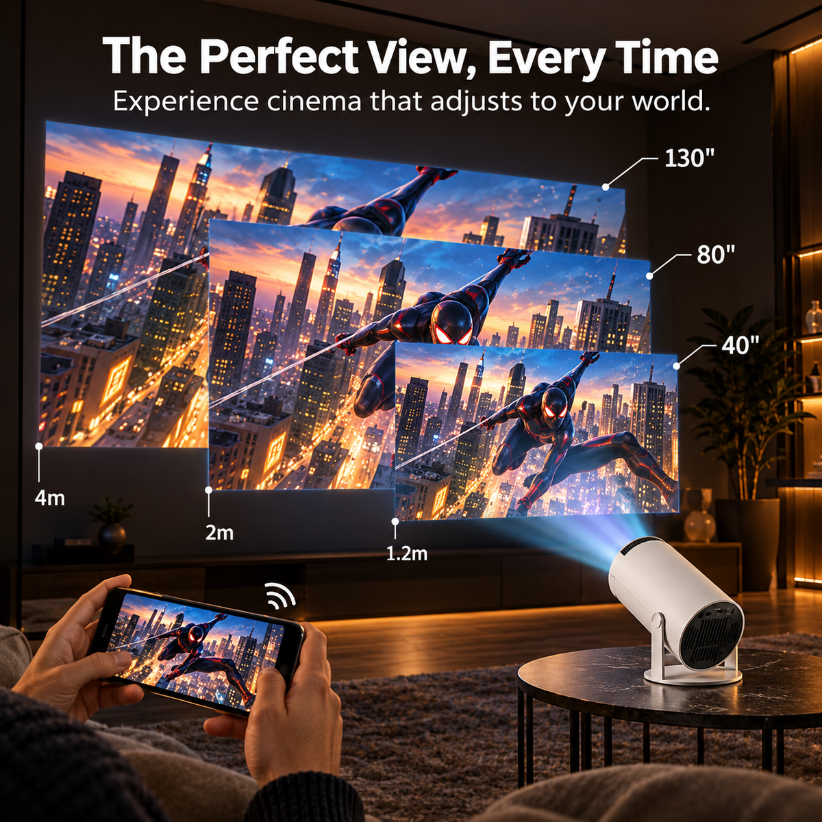 Stellyo - 4K Pivot Projector